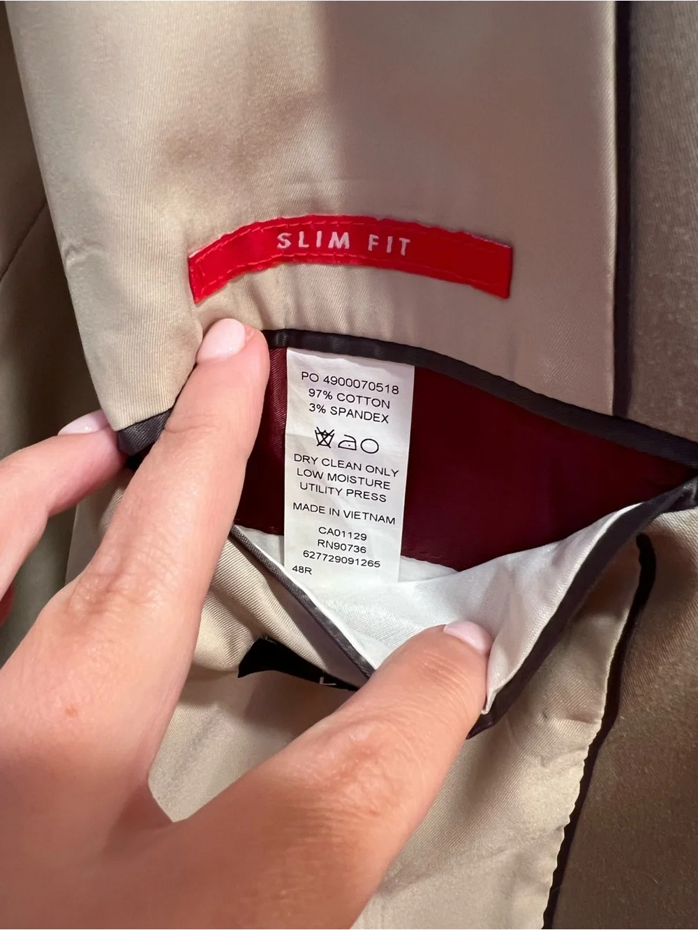 Van Heusen Suit Jacket NWT 48R